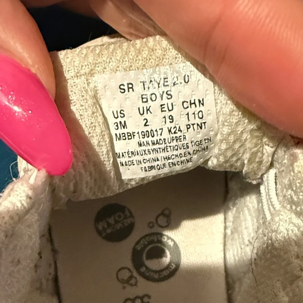 Classic White stride rite baby walking Shoes